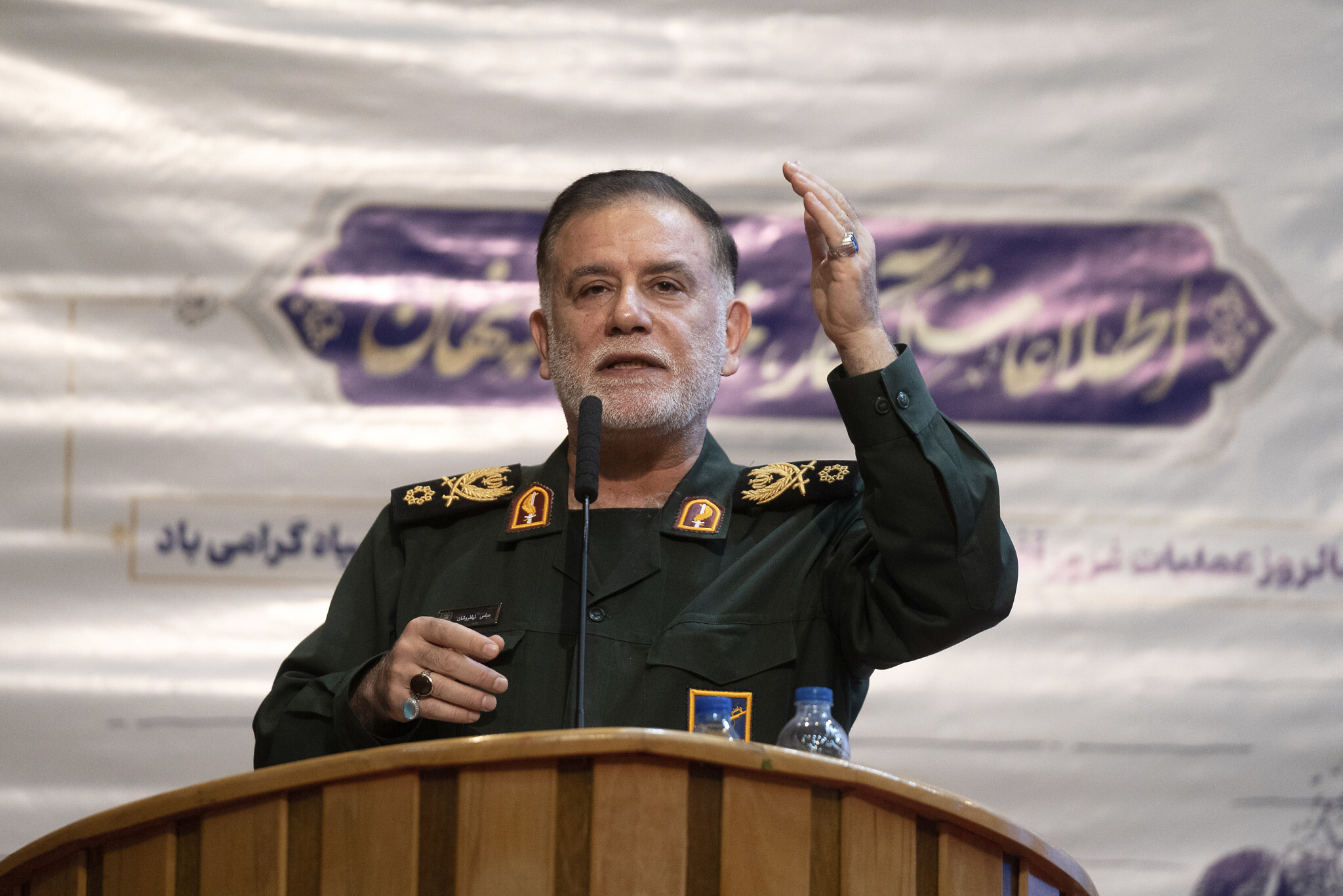 Wakil Komandan Korps Garda Revolusi Islam Iran, Abbas Nilforoushan.