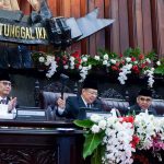 Ketua MPR RI, Bambang Soesatyo, saat memimpin Sidang Paripurna Terakhir MPR RI Periode 2019-2024. Sumber foto : Setjen DPR/MPR