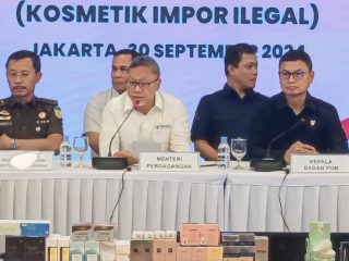 BPOM dan Satgas Tata Niaga Impor Tegas Basmi Kosmetik Ilegal
