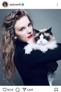 Tangkapan Layar Postingan Taylor Swift di Instagram miliknya.