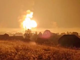 Serangan Drone Ukraina Picu Ledakan Dahsyat di Tver, Rusia