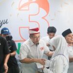 Anas Urbaningrum dalam acara HUT PKN di Menteng Jakarta