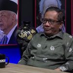 Tangkapan layar saat Mahfud MD dalam sebuah acara diskusi di podcast Forum Keadilan TV