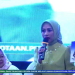 Sri Bahlil dalam acara Seminar Literasi bertema Meningkatkan Peran Perempuan dalam Membangun Budaya Literasi di Lingkungan Keluarga dan Komunitas pada Senin (25/11/2024),