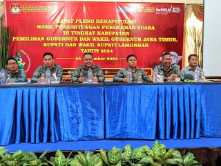 KPU Lamongan Tetapkan Pemenang Pilkada, Yes-Dhirham Unggul
