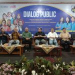 Wakil Ketua Umum DPP PSI, Andy Budiman (kanan) dalam Diskusi Publik yang digelar oleh DPP KNPI di Gedung Juang 45 Cikini Jakarta pada Jum'at (17/1/2025).