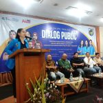 Ketua Umum DPP KNPI, Putri Khairunnisa dalam Diskusi Publik DPP KNPI di Gedung Joeang Jakarta pada Jum'at (17/1/2025).