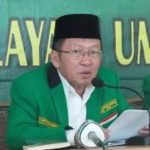 Politisi senior Partai Persatuan Pembangunan, KH.A.Chozin Chumaidy, dalam sebuah acara Partai di Jakarta.