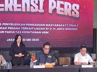 Konferensi Pers Bareskrim Polri terkait Dugaan Ijazah Palsu Jokowi.