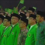 Jokowi saat hadir dalam acara Harlah ke-50 PPP di ICE BSD Tangerang, Jum'at (17/2/2023). Sumber foto : DETIK.COM