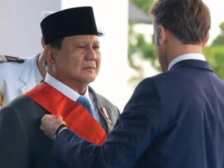 Prabowo Dapat Penghargaan Tertinggi Prancis Grand Croix de la Légion d'Honneur