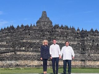 Candi Borobudur Bikin Macron Terpana, Sebut Simbol Peradaban Hebat