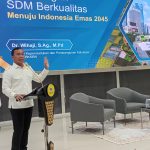 Menteri Kependudukan dan Pembangunan Keluarga/BKKBN, Wihaji, dalam acara Talk Show & StandUp Comedy DPP Partai Golkar bertajuk Membangun Sumberdaya Manusia Dan Kependudukan Bangsa Menuju Indonesia Emas 2045 bertempat di DPP Partai Golkar, Slipi Jakarta pada Kamis, (15/5/2025)