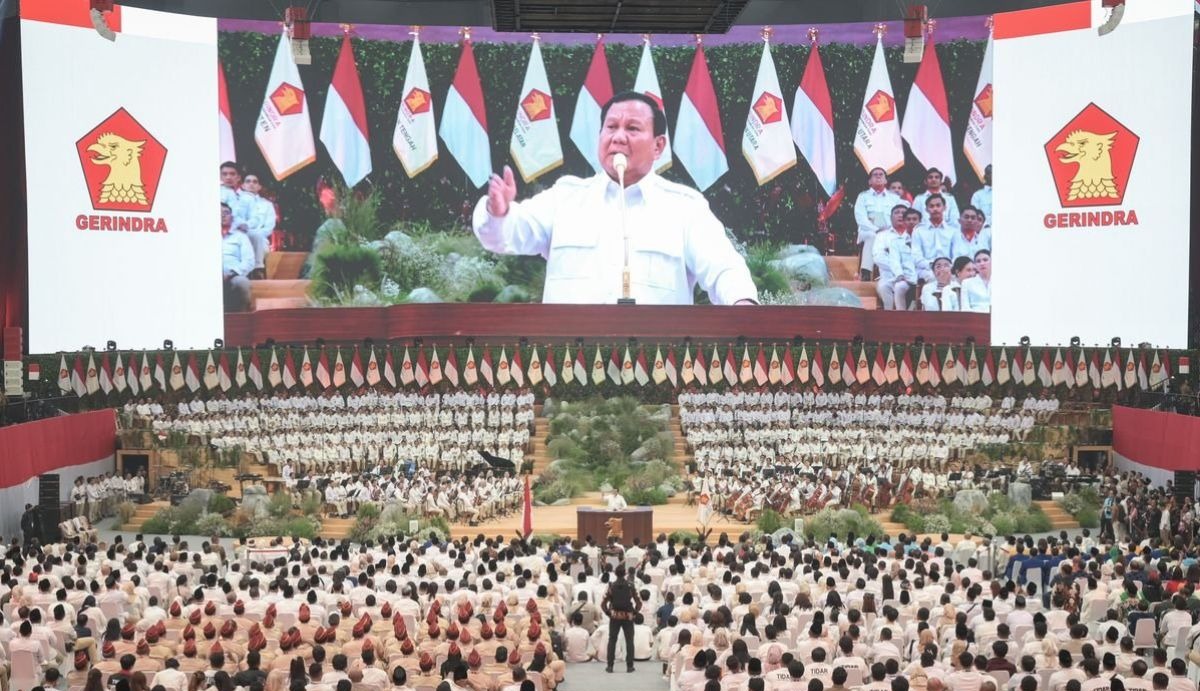 Rapimnas Partai Gerindra. Sumber foto : ANTARA.