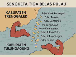 Sengketa 13 Pulau Picu Polemik Antar Dua Kabupaten di Jatim
