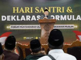 Ma’ruf Amin Resmikan Formula Santri, Gerakan Ulama Moderat Indonesia