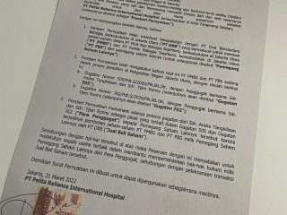Surat Pernyataan Eka Hospital Tahun 2022 Beredar, Dugaan Upaya Pengambilalihan Saham Minoritas Mencuat